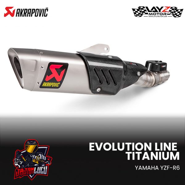 Akrapovic Evolution Titanium Slip On YZF-R6