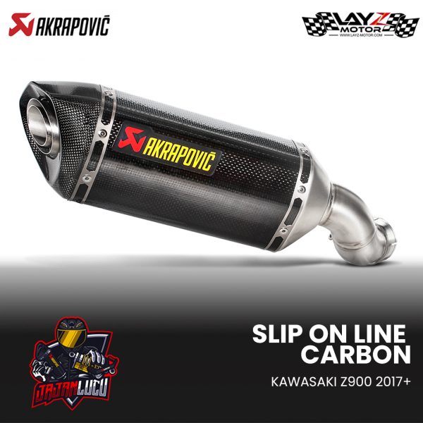 AKRAPOVIC Kawasaki Z900 2017+ Slip On Line Carbon