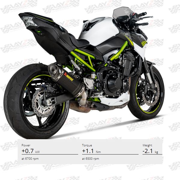 AKRAPOVIC Kawasaki Z900 2017+ Slip On Line Carbon - Image 4