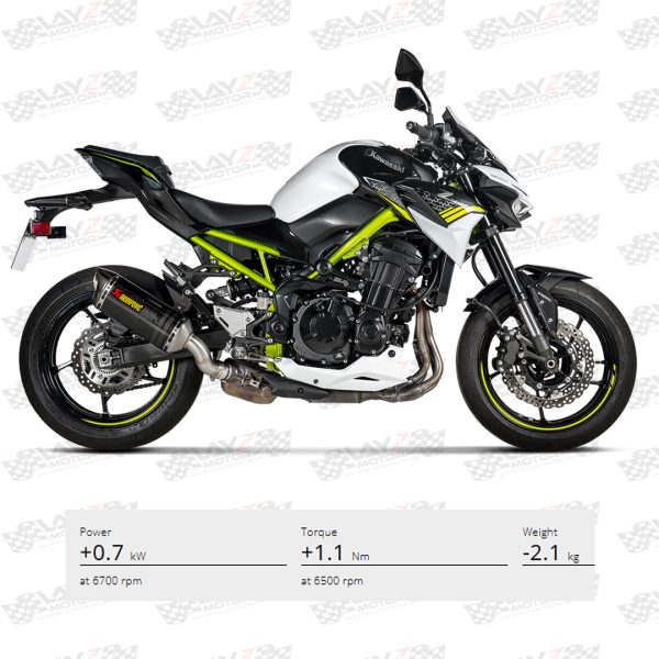 AKRAPOVIC Kawasaki Z900 2017+ Slip On Line Carbon - Image 2