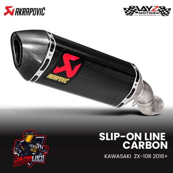 AKRAPOVIC Kawasaki ZX10R 2016+ Slip On Line Carbon