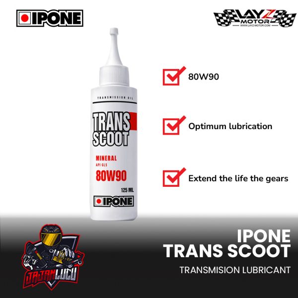 IPONE Trans Scoot 80W90 - 125ml Oli Gardan