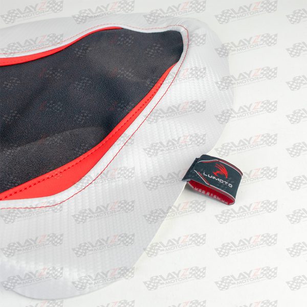 LUIMOTO Seat Cover CBR250RR Passenger Black/Red/White - Image 3