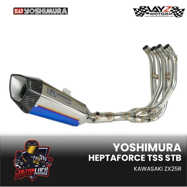 Knalpot Yoshimura Hepta Force ZX25R Full System SSF