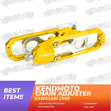 Kendmoto ZX-6R Chain Adjuster - Layz Motor