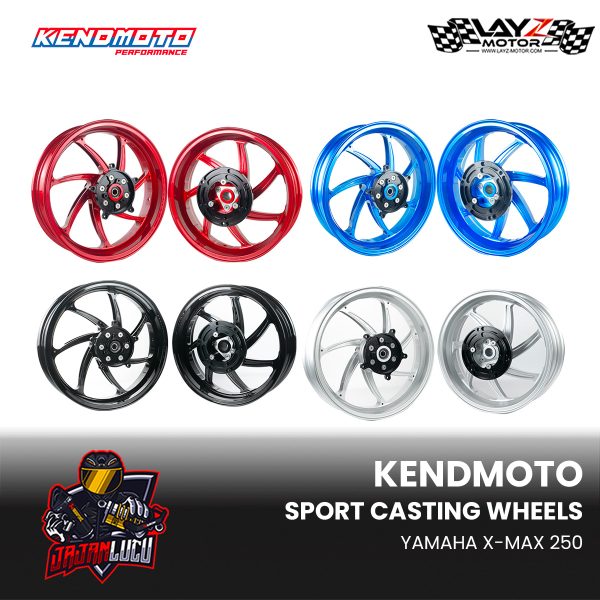 Kendmoto Sport Casting Wheels - Yamaha X-Max 250