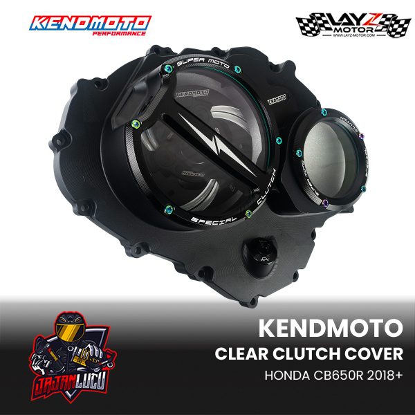 Kendmoto Kawasaki CB650R Racing Clear Clutch Cover