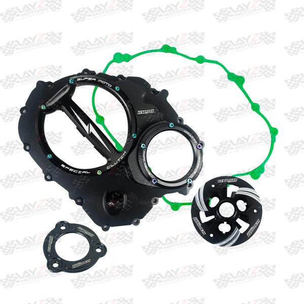 Kendmoto Kawasaki CB650R Racing Clear Clutch Cover - Image 3