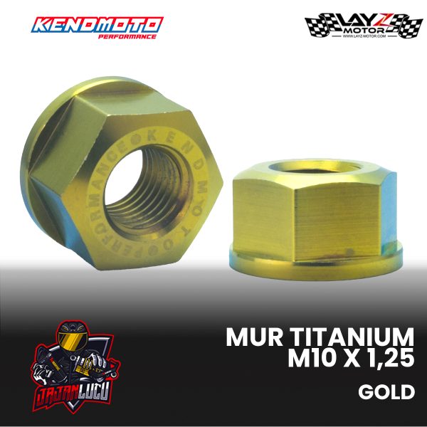 KENDMOTO MUR GEAR TITANIUM M10X1,25 - Image 5
