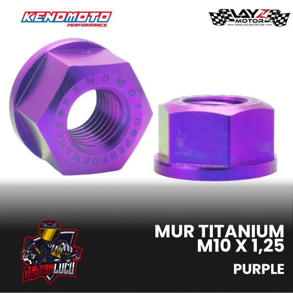 KENDMOTO MUR GEAR TITANIUM M10X1,25 - Image 2