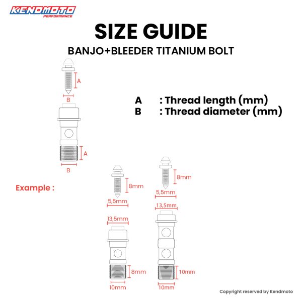 KENDMOTO BAUT BANJO + BLEEDER M10 - Image 7