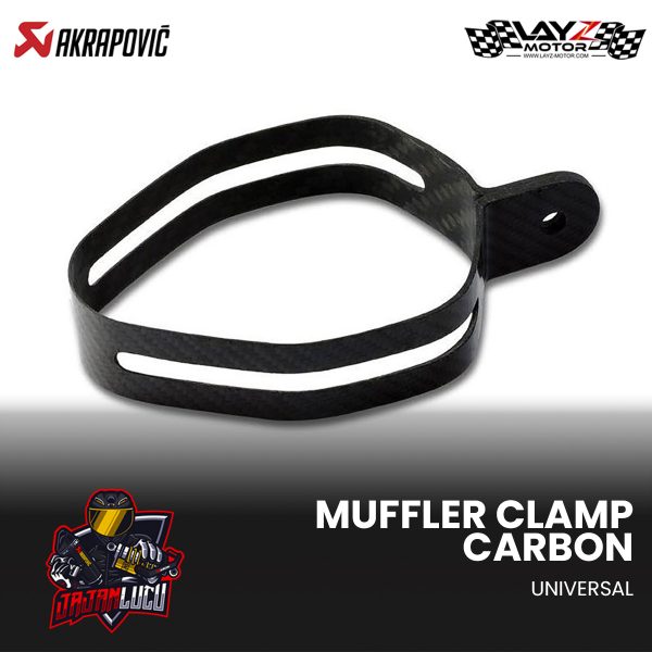 Akrapovic Muffler Clamp Carbon for ZX25R CBR250RR