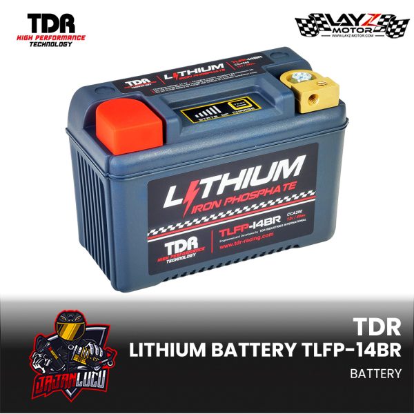 TDR AKI Litihium CBR600 CB650 Z1000 ZX10 Z800 ZX6 H2 TLFP-14BR 12V