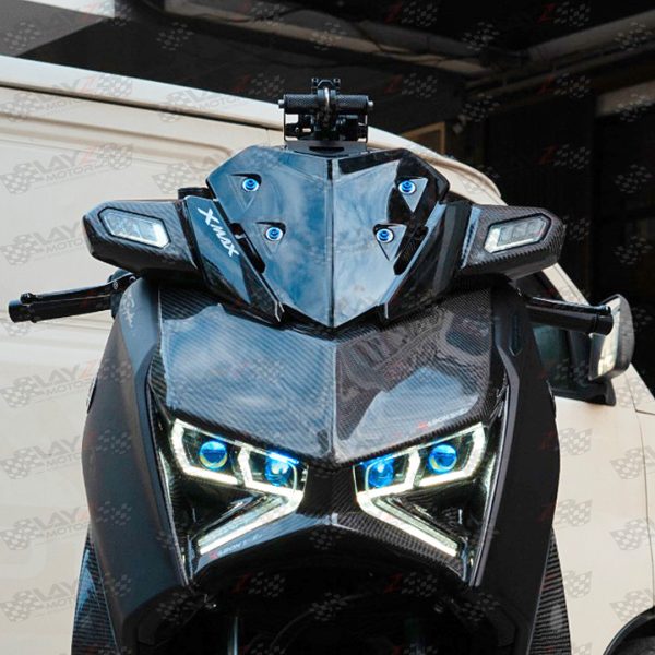 Sportshield Windshield XMax 250 Connected Smoke Black - Image 5