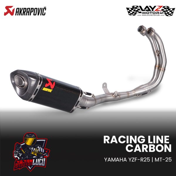 Akrapovic Yamaha YZF-R25 | MT-25 Racing Line Carbon