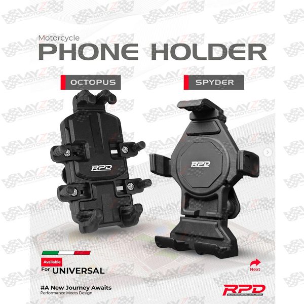 RPD Phone Holder Spyder | Octopus Black Universal