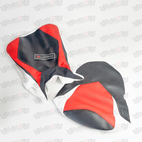 LUIMOTO Seat Cover R25 Red/White/Black - Image 3