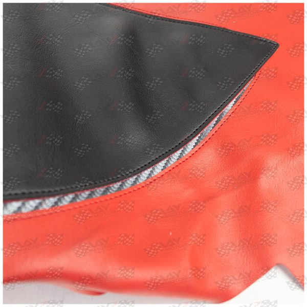 LUIMOTO Seat Cover ZX6R Black/Red - Image 4