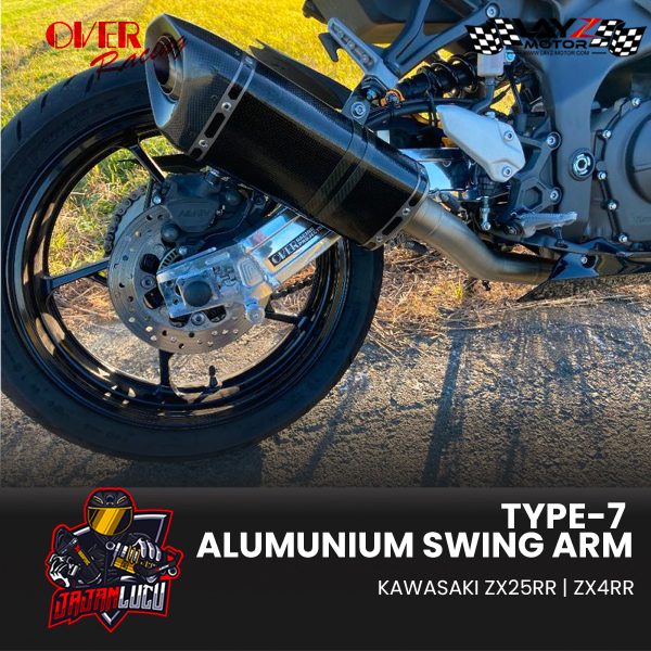 Over Racing Type-7 Swing Arm - Kawasaki ZX25R ZX4R - Image 3