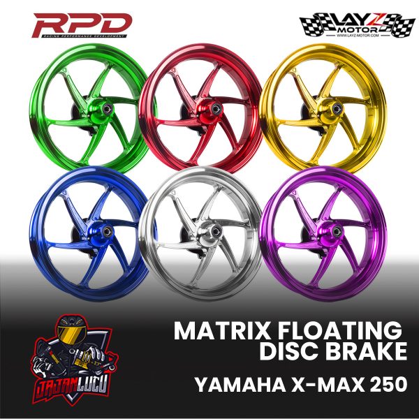 RPD Skyblade CNC Alloy Wheels - Yamaha XMAX 250 - Image 4