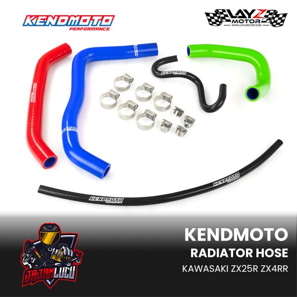 Kendmoto Radiator Hose Selang Radiator Silicone - Kawasaki ZX25R ZX4RR