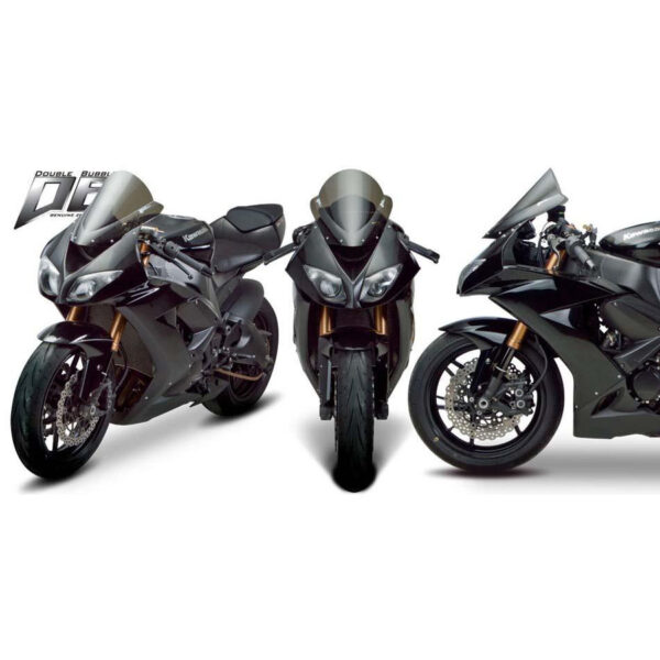 Second image of Zero Gravity Racing Double Bubble Series Windscreen - Kawasaki ZX-6R 2009-2018