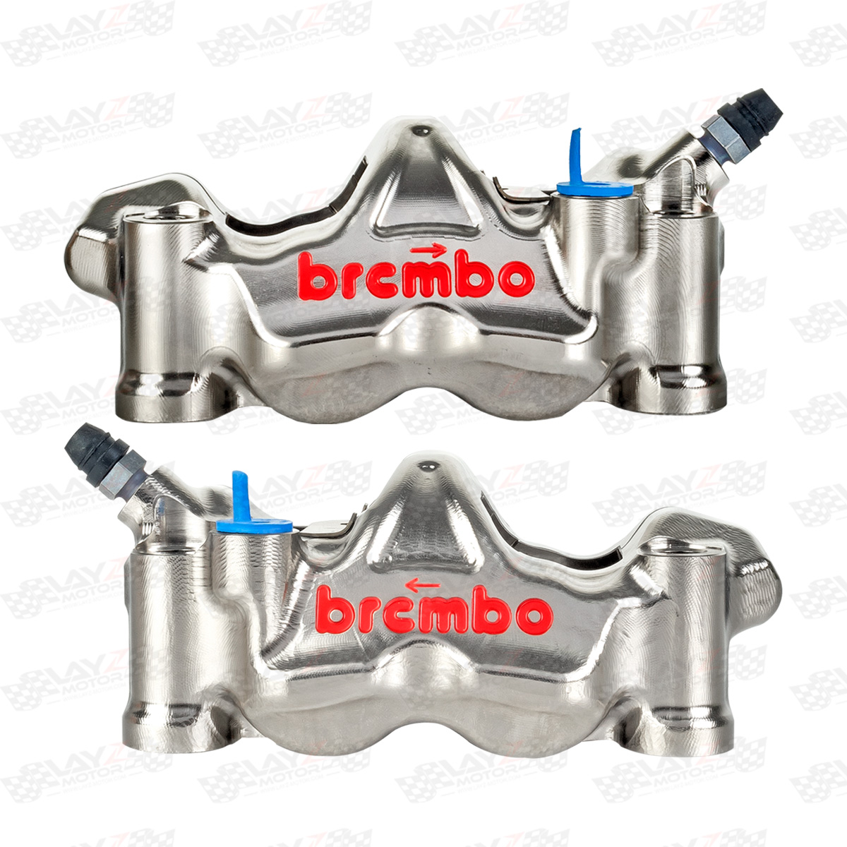 Brembo GP4-RX CNC P4 32/32 Front Brake Radial Caliper 108mm, Nickel Finish