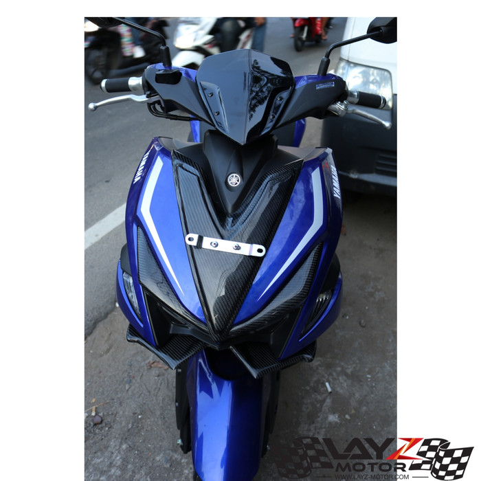 KABON-Yamaha-AEROX-155-Cover-Kedok-Depan-Carbon-1