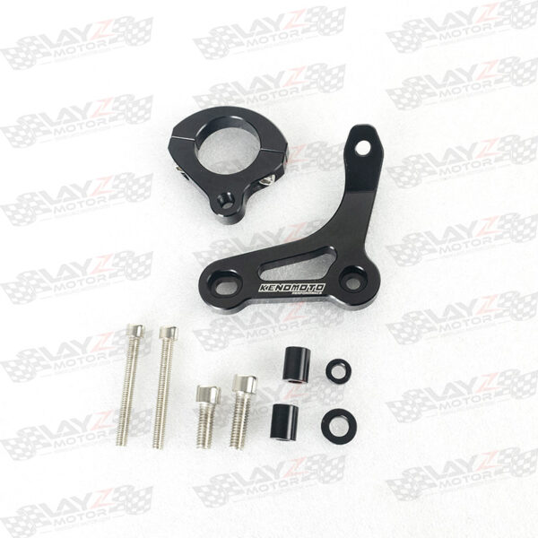 Second image of Kendmoto Steering Damper + Mounting Kit Set - Yamaha New Xmax 250 Connected