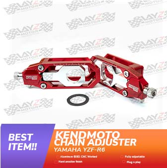 Second image of Kendmoto Chain Adjuster - Yamaha YZF-R6 2006-2016