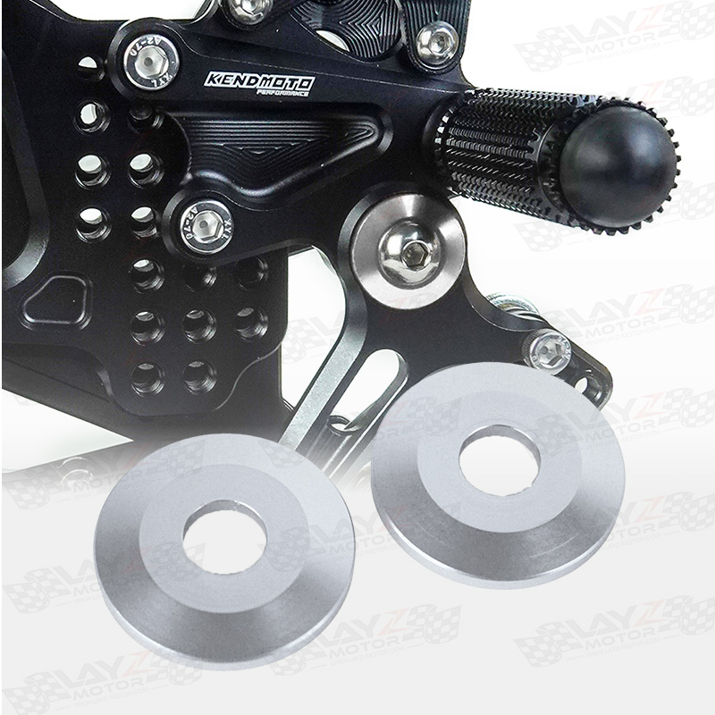kendmoto zx25r ring footstep silver
